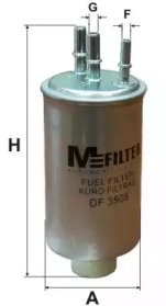 Фильтр топливный MFILTER DF 3508